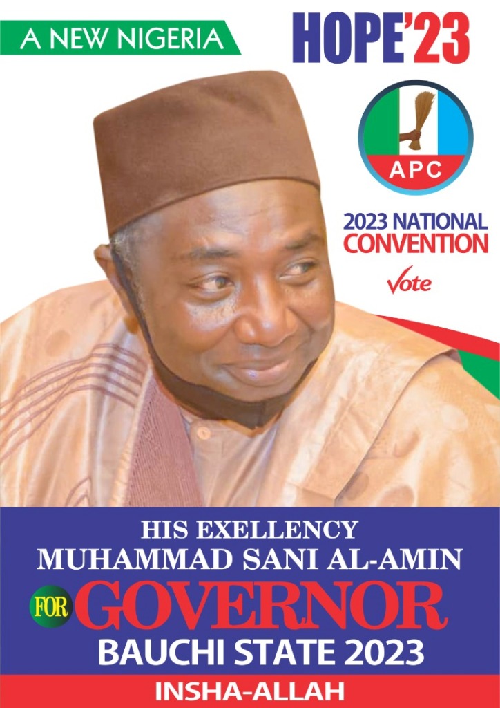 Bauchi gubernatorial  aspirant, Al’ameen task  newly elected  APC national leadership  to end  intra party  crisis