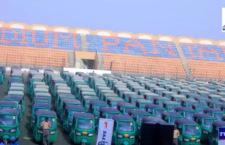Gombe:  Gov Inuwa Yahaya  laments huge  debt inherited from his predecessors… Disburse 1000  tricycles to  youths
